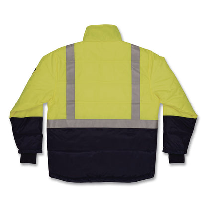 ergodyne® N-Ferno 6478 Class 2 Hi-Vis Freezer Jacket, Large, Lime (EGO41274)