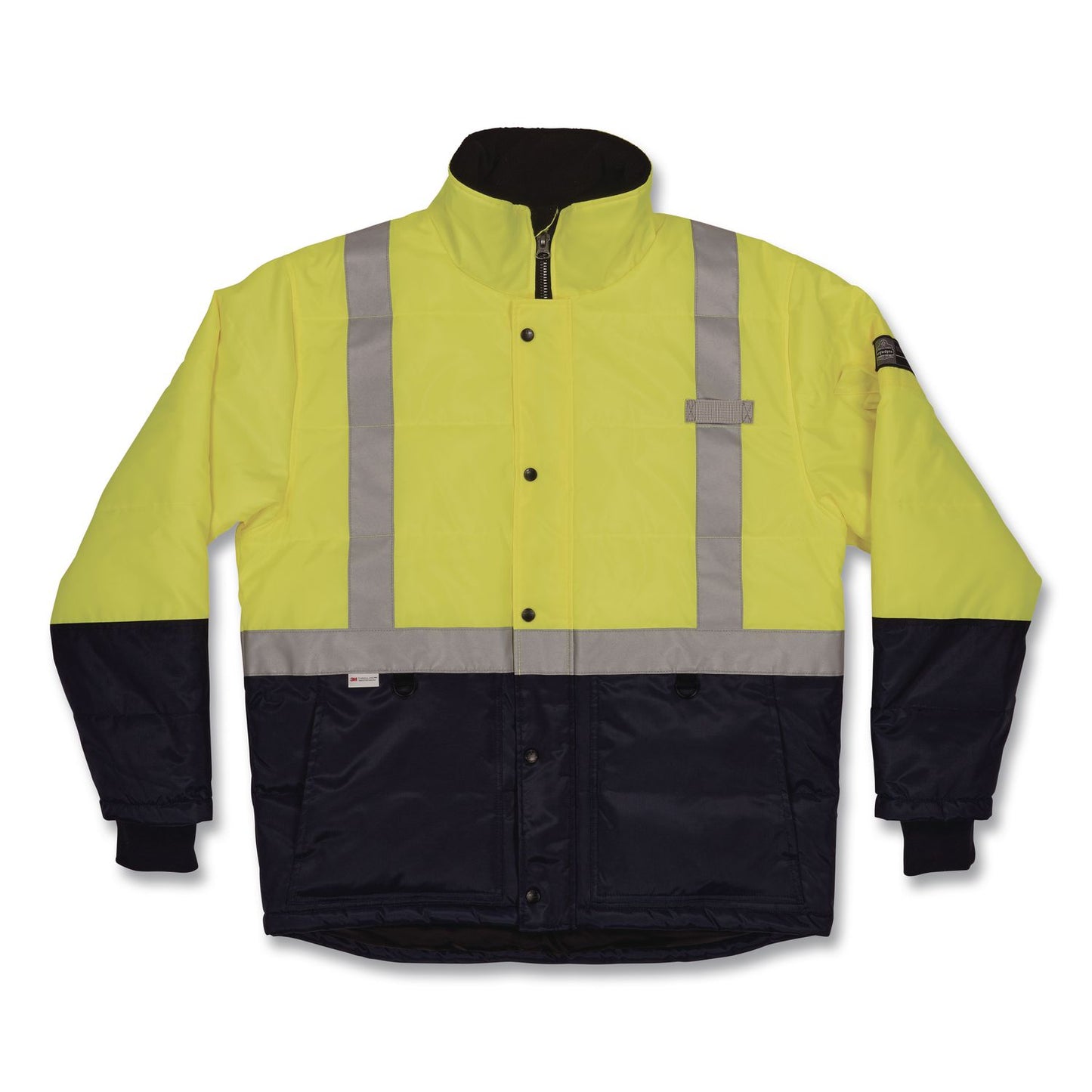 ergodyne® N-Ferno 6478 Class 2 Hi-Vis Freezer Jacket, 3X-Large, Lime (EGO41277)