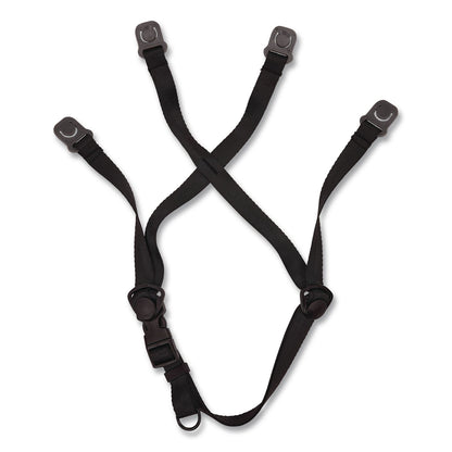 ergodyne® Skullerz 8901 Replacement Chin Strap for Type 2 Full Brim Safety Helmet, Black (EGO60580)