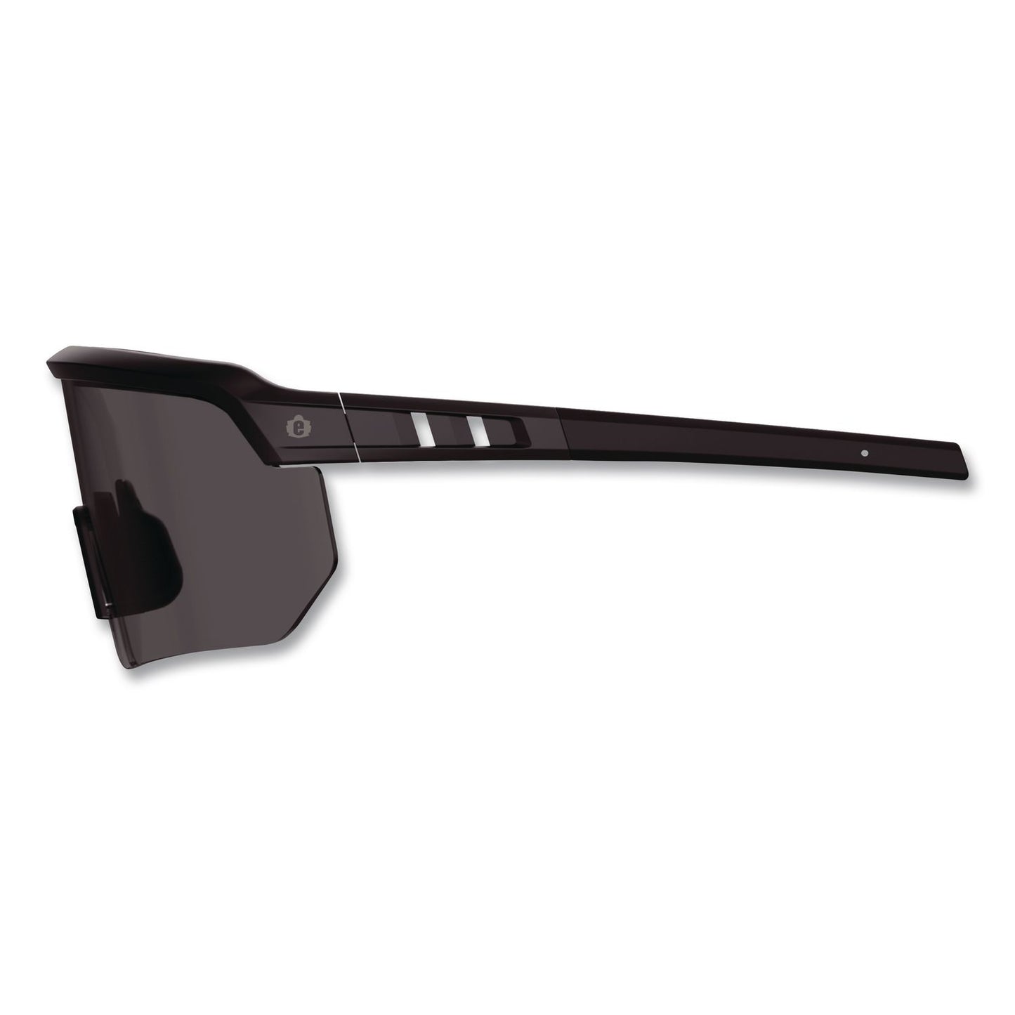 ergodyne® Skullerz AEGIR Color Enhancing Safety Glasses, Matte Black Nylon Frame, High Contrast Smoke Polycarbonate Lens (EGO55201)