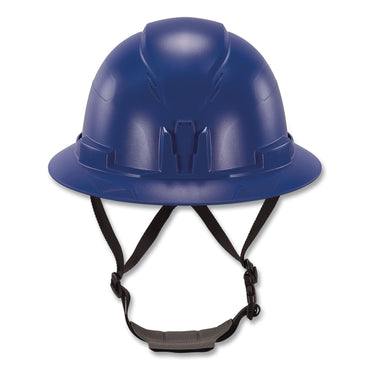 ergodyne® Skullerz 8963 Full Brim Class E Safety Helmet, 6-Point Rachet Suspension, Full Brim, Blue (EGO60543)