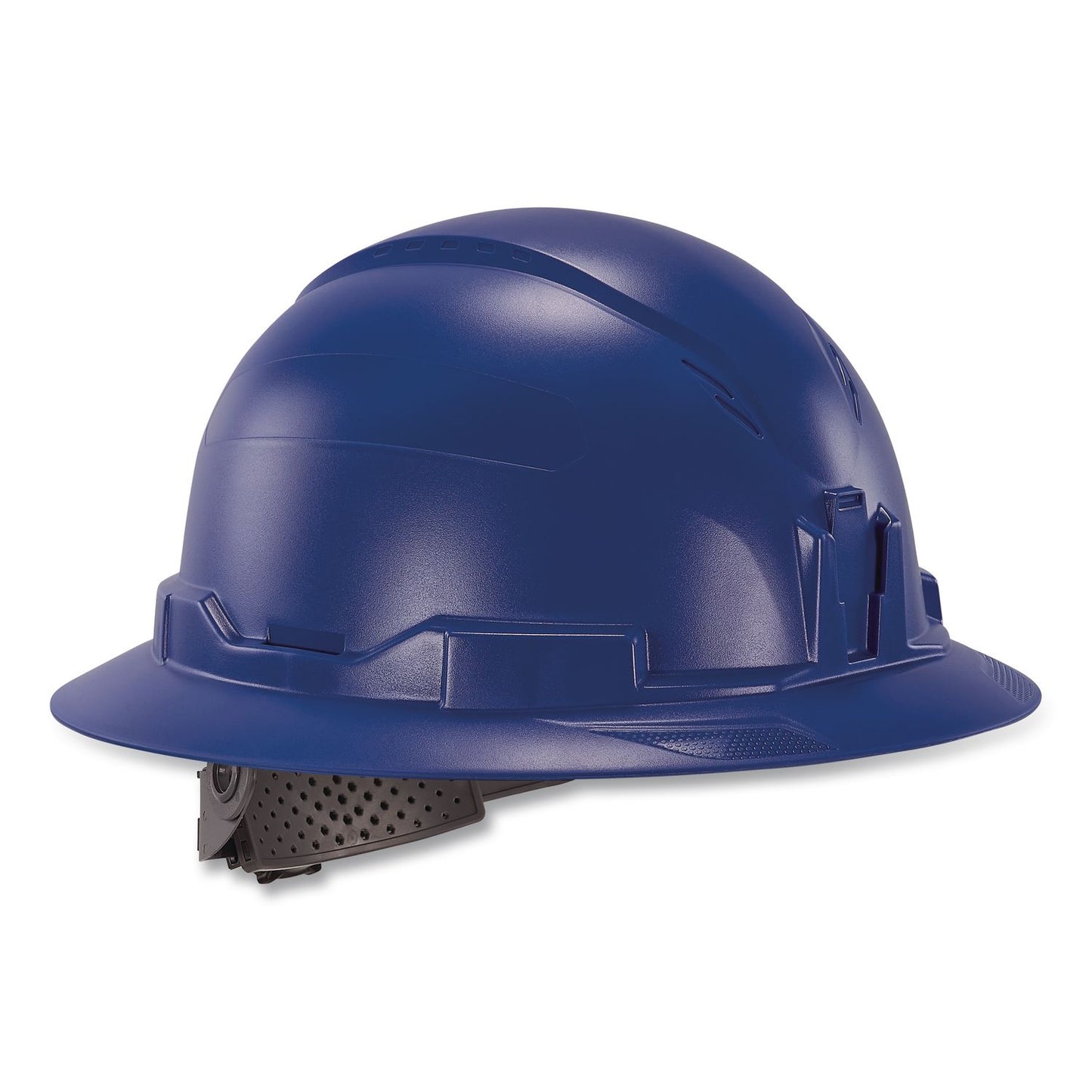 ergodyne® Skullerz 8963 Full Brim Class E Safety Helmet, 6-Point Rachet Suspension, Full Brim, Blue (EGO60543)