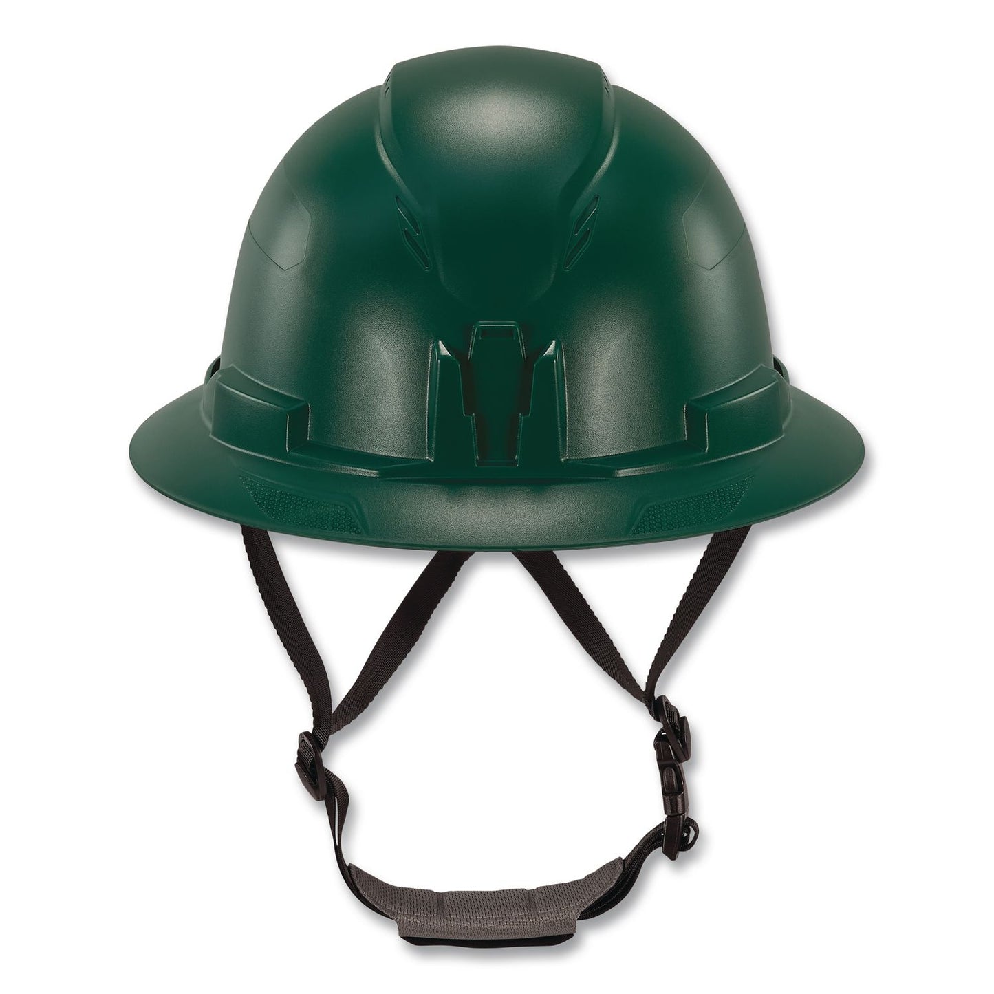 ergodyne® Skullerz 8963 Full Brim Class E Safety Helmet, 6-Point Rachet Suspension, Full Brim, Green (EGO60545)