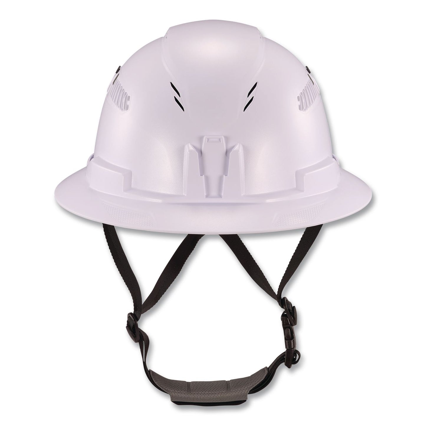 ergodyne® Skullerz 8964 Full Brim Class C Safety Helmet, 6-Point Ratchet Suspension, White (EGO60560)