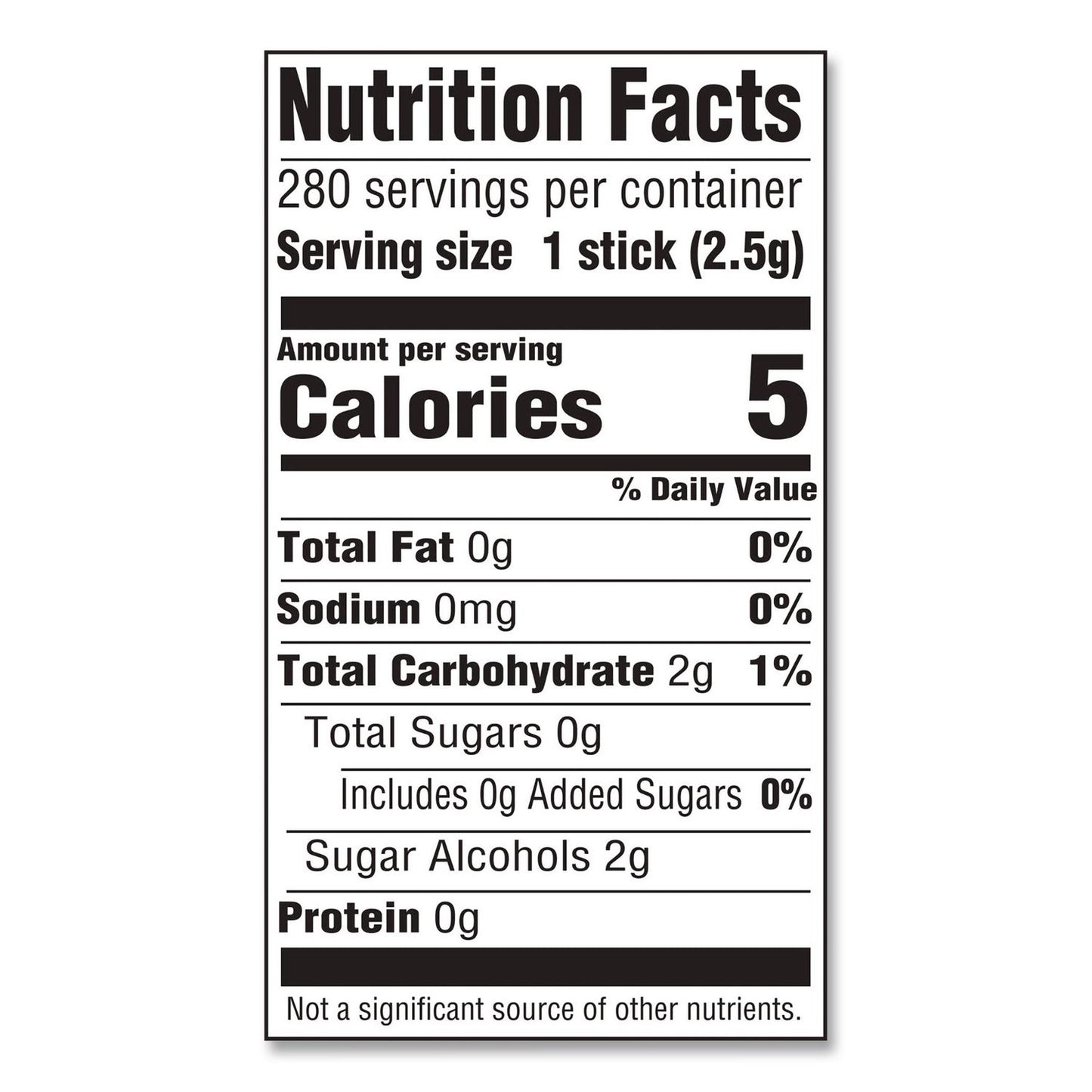 Wrigley's® Extra Polar Ice and Spearmint Sugar-Free Gum Variety Pack, Polar Ice/Spearmint, 35 Sticks/Pack, 8 Packs/Carton (GRR22002644)