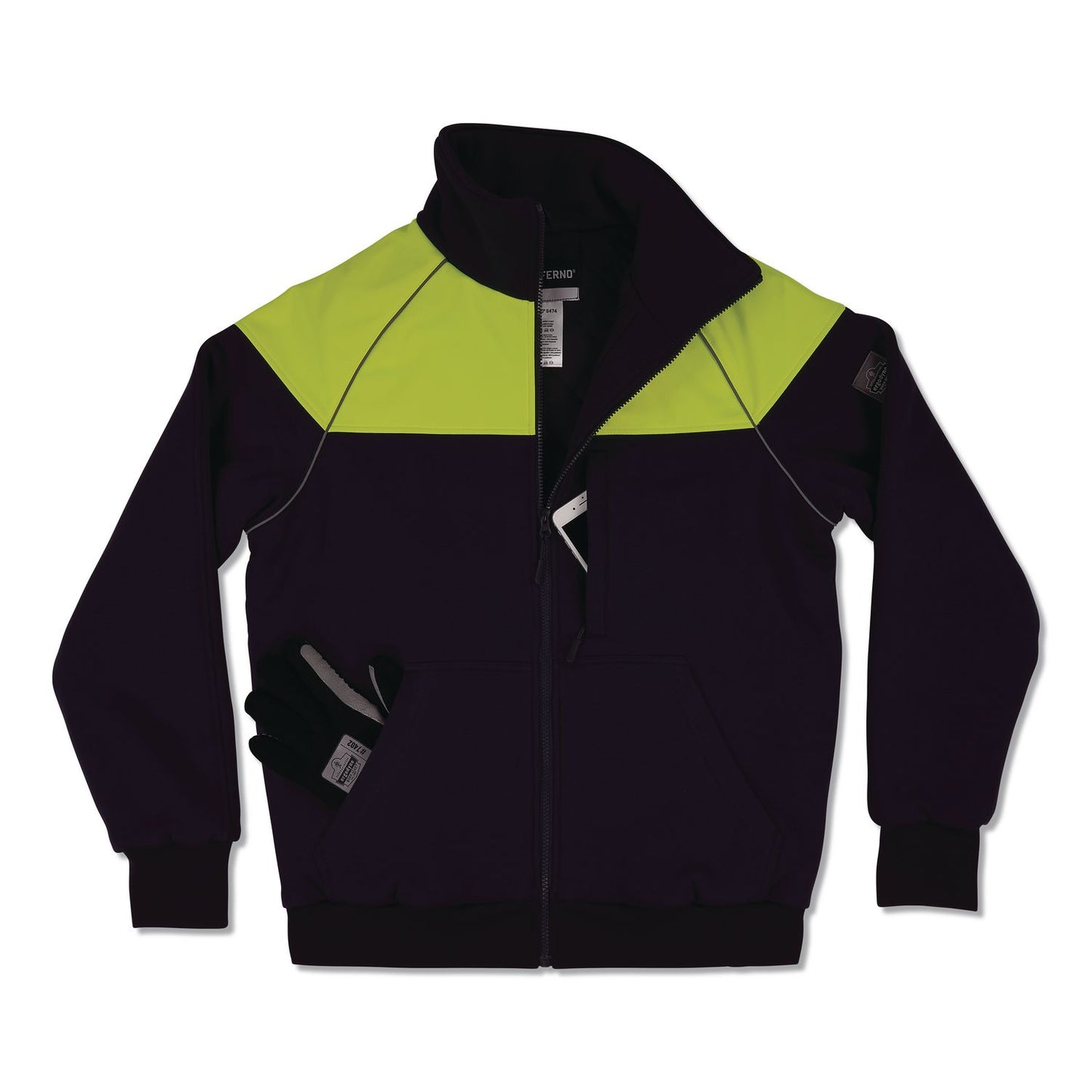 ergodyne® N-Ferno 6474 Insulated Cooler Jacket, X-Small, Navy (EGO41291)