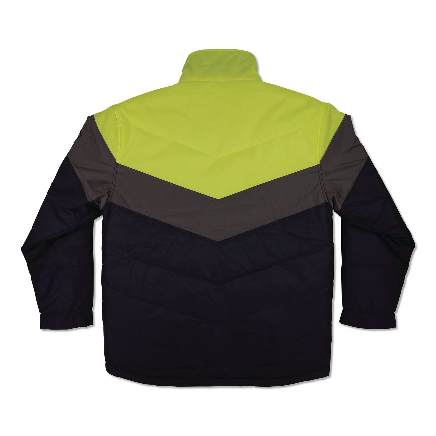 ergodyne® N-Ferno 6464 Insulated Freezer Jacket with AmpliFIRE Heat Reflective Lining, 4X-Large, Navy (EGO41138)