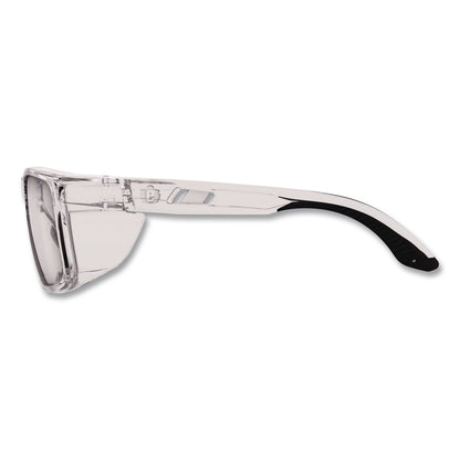 ergodyne® Skullerz SIXTEN Anti-Scratch/Enhanced Anti-Fog Safety Glasses with Side Shields, Clear Polycarbonate Frame/Lens (EGO58210)
