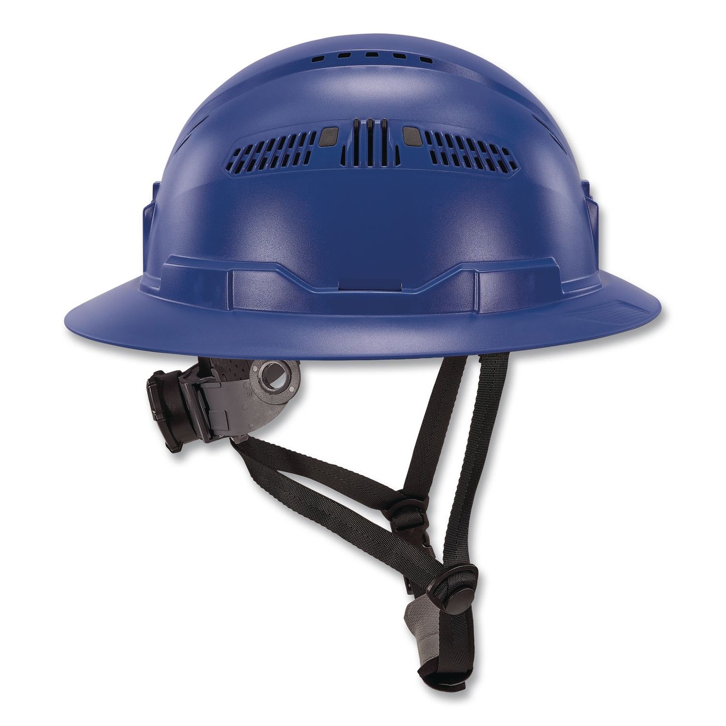 ergodyne® Skullerz 8964 Full Brim Class C Safety Helmet, 6-Point Ratchet Suspension, Blue (EGO60563)
