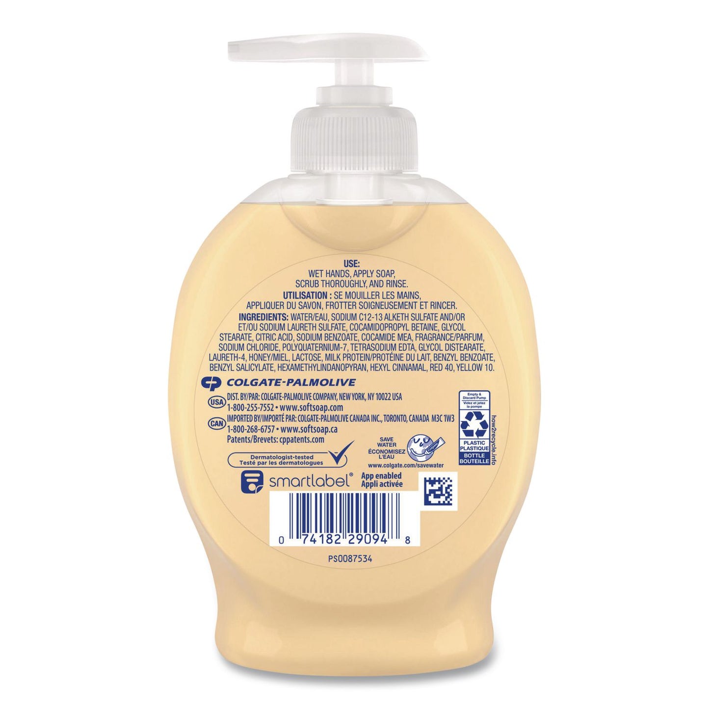 Softsoap® Moisturizing Hand Soap, Milk and Honey Scent, 7.5 oz (CPCUS04965AEA)