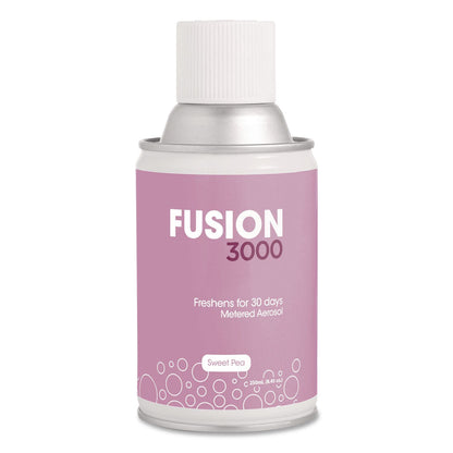 Fresh Products Fusion Metered Aerosols, Sweet Pea, 8.45 oz, 12/Carton (FRSMA12SP)