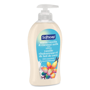 Softsoap® Liquid Hand Soap Pumps, Vanilla and Coconut, 11.25 oz, 6/Carton (CPCUS07059ACT)