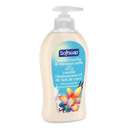 Softsoap® Liquid Hand Soap Pumps, Vanilla and Coconut, 11.25 oz, 6/Carton (CPCUS07059ACT)
