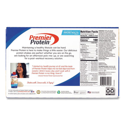 Premier Protein® Vanilla Shake, 11 oz Bottle, 15/Carton (GRR22002614)
