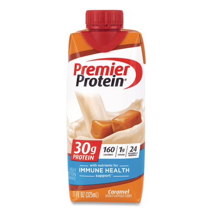 Premier Protein® Caramel Shake, 11 oz Bottle, 15/Carton (GRR22002616)