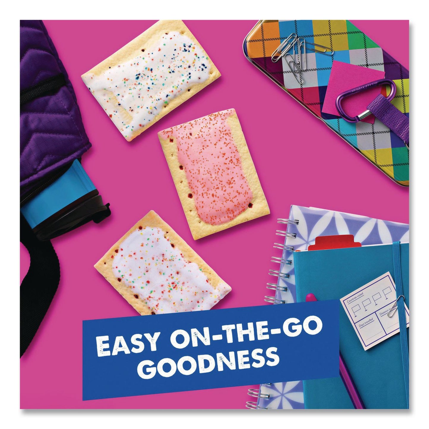 Kellogg's® Frosted Pop Tarts Variety Pack, Assorted Flavors, 5 lb 1.2 oz Box, 48 Pastries/Carton (GRR22002628)