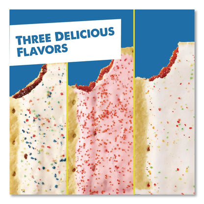 Kellogg's® Frosted Pop Tarts Variety Pack, Assorted Flavors, 5 lb 1.2 oz Box, 48 Pastries/Carton (GRR22002628)