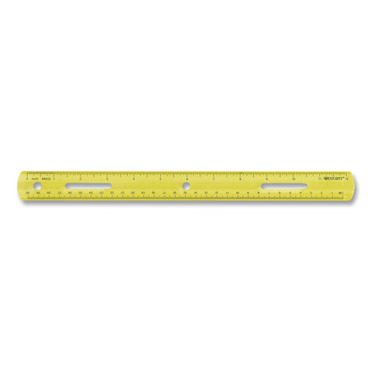 Westcott® Plastic Ruler, Standard/Metric, 12" Long, Randomly Assorted Colors (ACM10526)