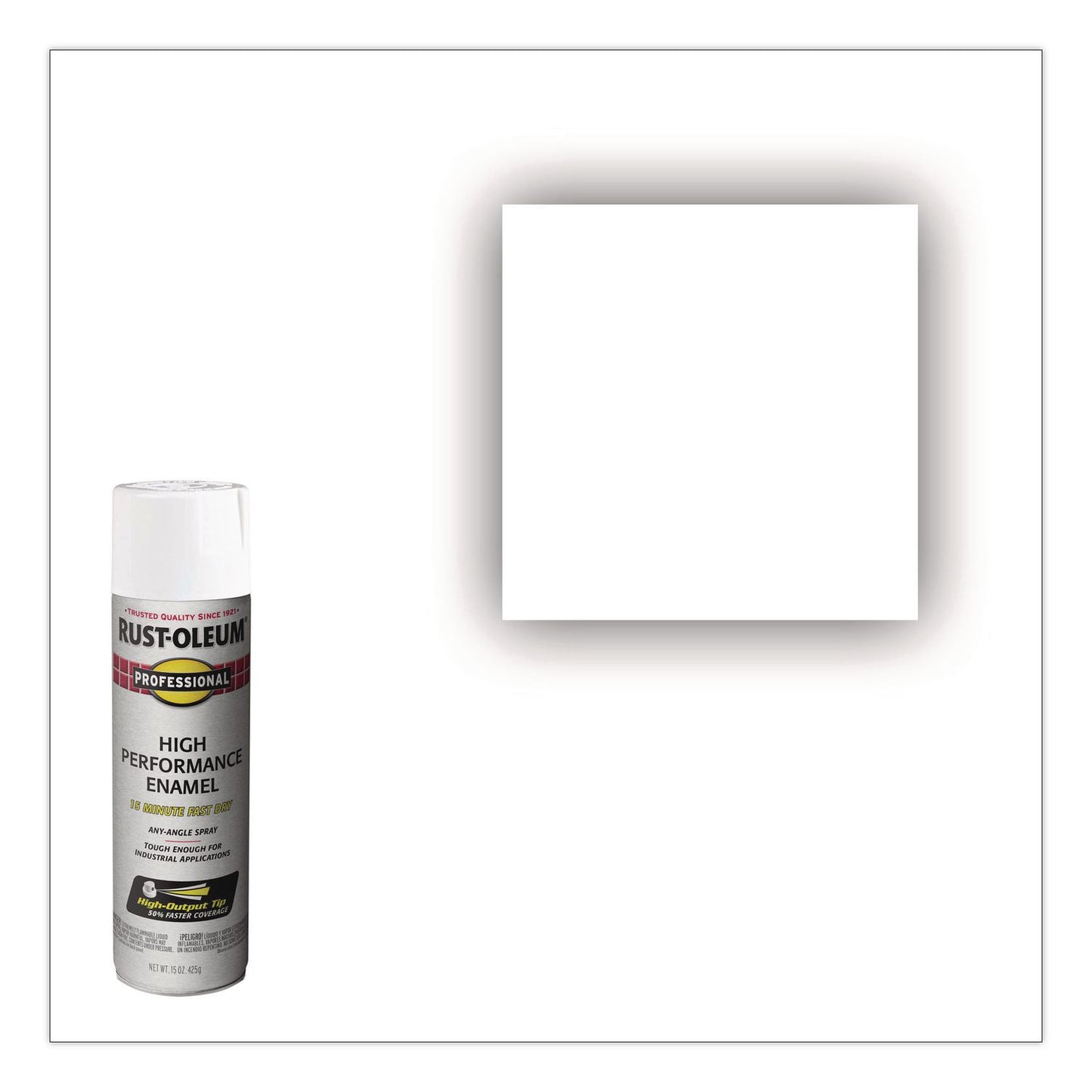 Rust-Oleum® Professional Spray Paint, Gloss White, 15 oz Aerosol Can, 6/Carton (RST7592838CT)
