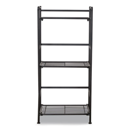Advantus FlipShelf Three-Shelf Unit, 14.5w x 12d x 30.5h, Black (AVT2431834)