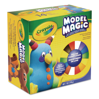 Crayola® Model Magic Modeling Compound, Deluxe Variety Pack, Assorted Colors, 0.5 oz Pack, 14 Packs (CYO462490)