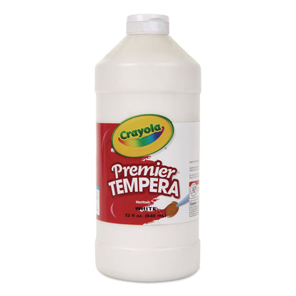 Crayola® Premier Tempera Paint, White, 32 oz Bottle (CYO541232053)