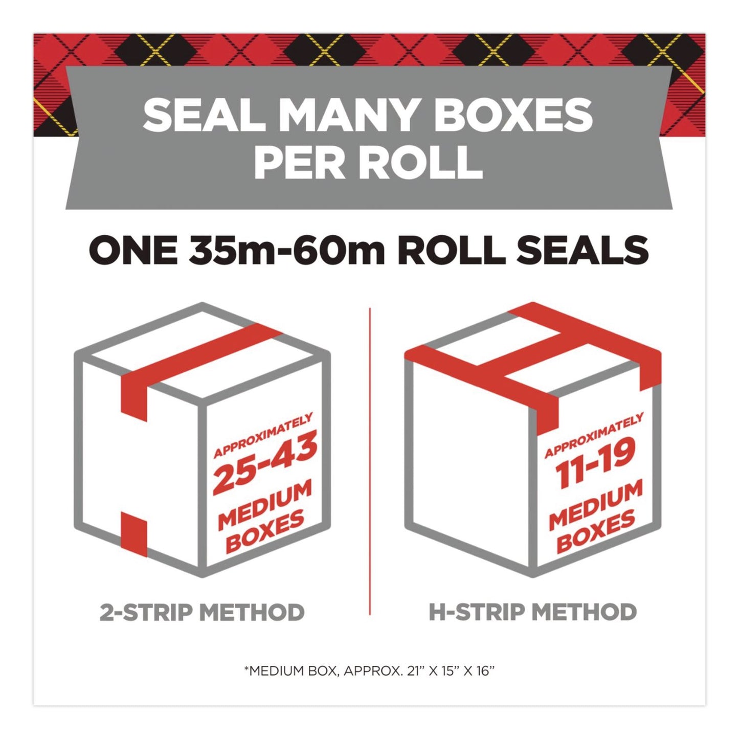 Scotch® 3350 General Purpose Packaging Tape, 3" Core, 1.88" x 54.6 yds, Clear, 3 Rolls/Pack (MMM70005057636)