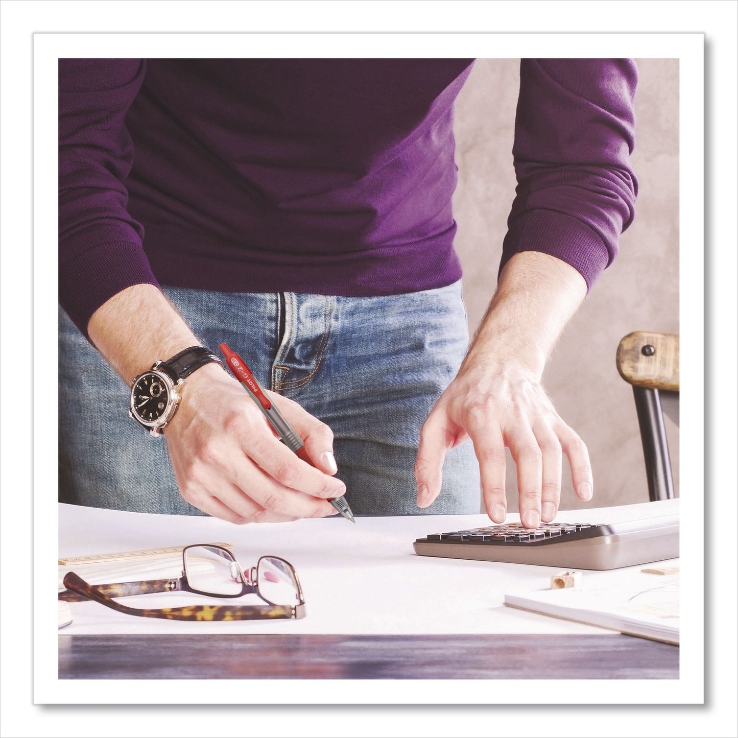 Pilot® G2 Premium Gel Pen, Retractable, Ultra-Fine, 0.38 mm, Assorted Ink/Barrel Colors, 4/Pack (PIL31276)