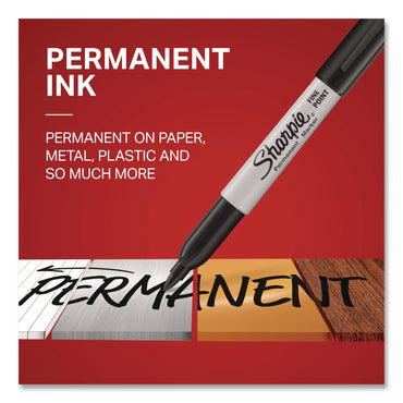 Sharpie® Fine Tip Permanent Markers, Fine Tip, Assorted Colors, 3/Pack (SAN30173PP)