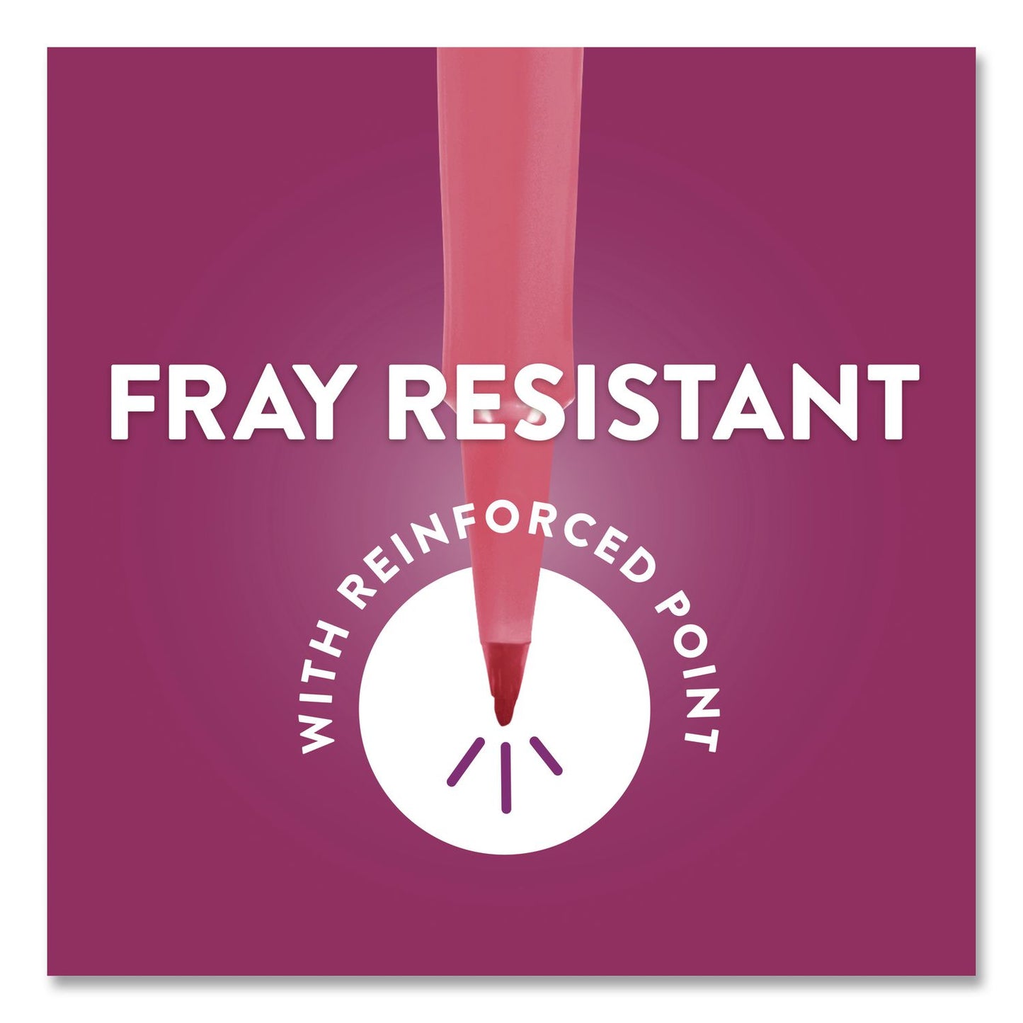 Paper Mate® Flair Felt Tip Porous Point Pen, Stick, Medium 0.7 mm, Black Ink, Black Barrel, 4/Pack (PAP8434452PP)