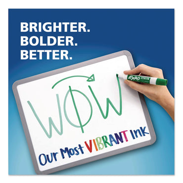 EXPO® Dry Erase Marker, Fine Tip, Black, 4/Pack (SAN86661)