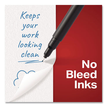 Sharpie® Water-Resistant Ink Porous Point Pen, Stick, Fine 0.4 mm, Assorted Ink and Barrel Colors, 4/Pack (SAN1742662)