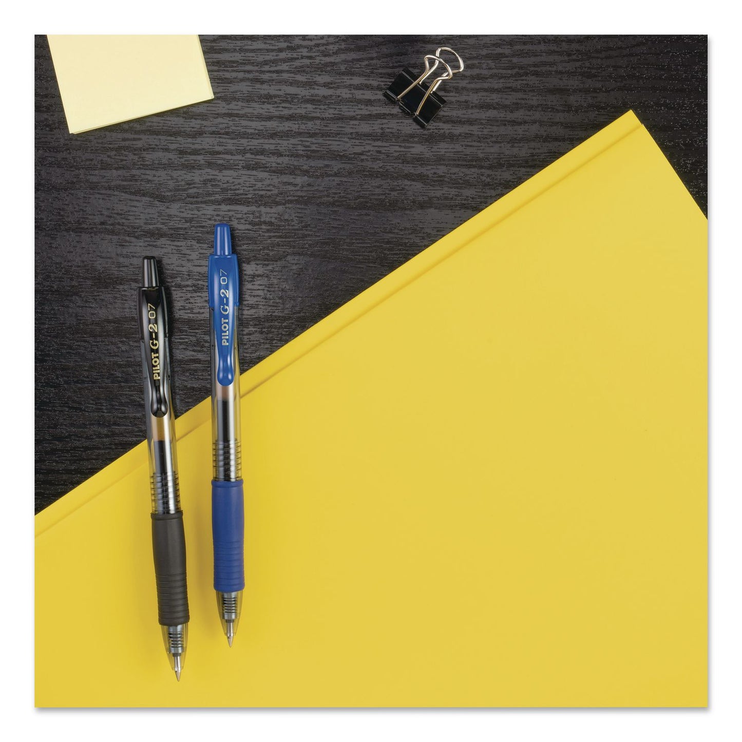 Pilot® G2 Premium Gel Pen, Retractable, Fine 0.7 mm, Blue Ink, Smoke/Blue Barrel, 4/Pack (PIL31058)