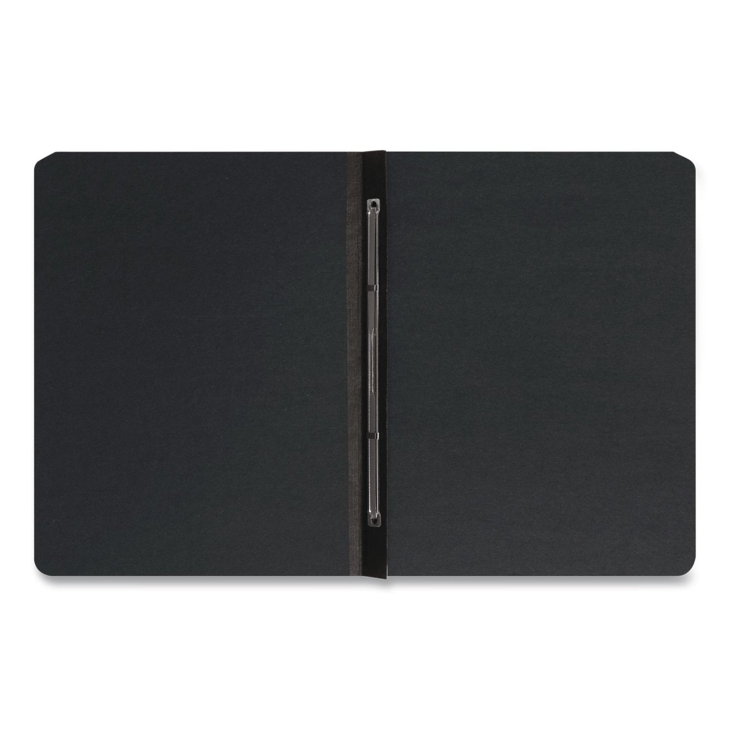 Smead Prong Fastener Pressboard Report Cover, Two-Piece Prong Fastener, 3" Capacity, 8.5 x 11, Black/Black, 25/Box (SMD2750883)