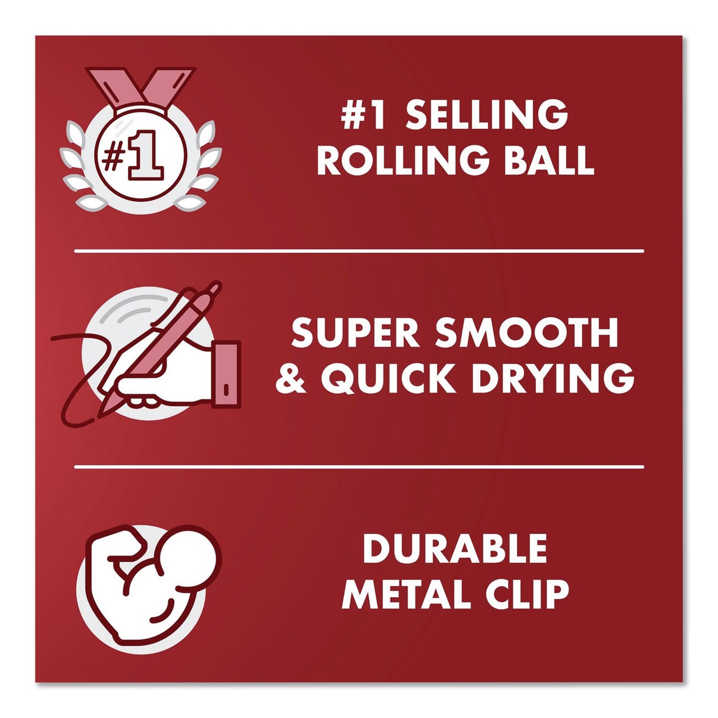 Pilot® Precise V5 Rollerball Pen, Stick, Extra-Fine 0.5 mm, Black Ink, Black/Clear Barrel, 5/Pack (PIL26010)