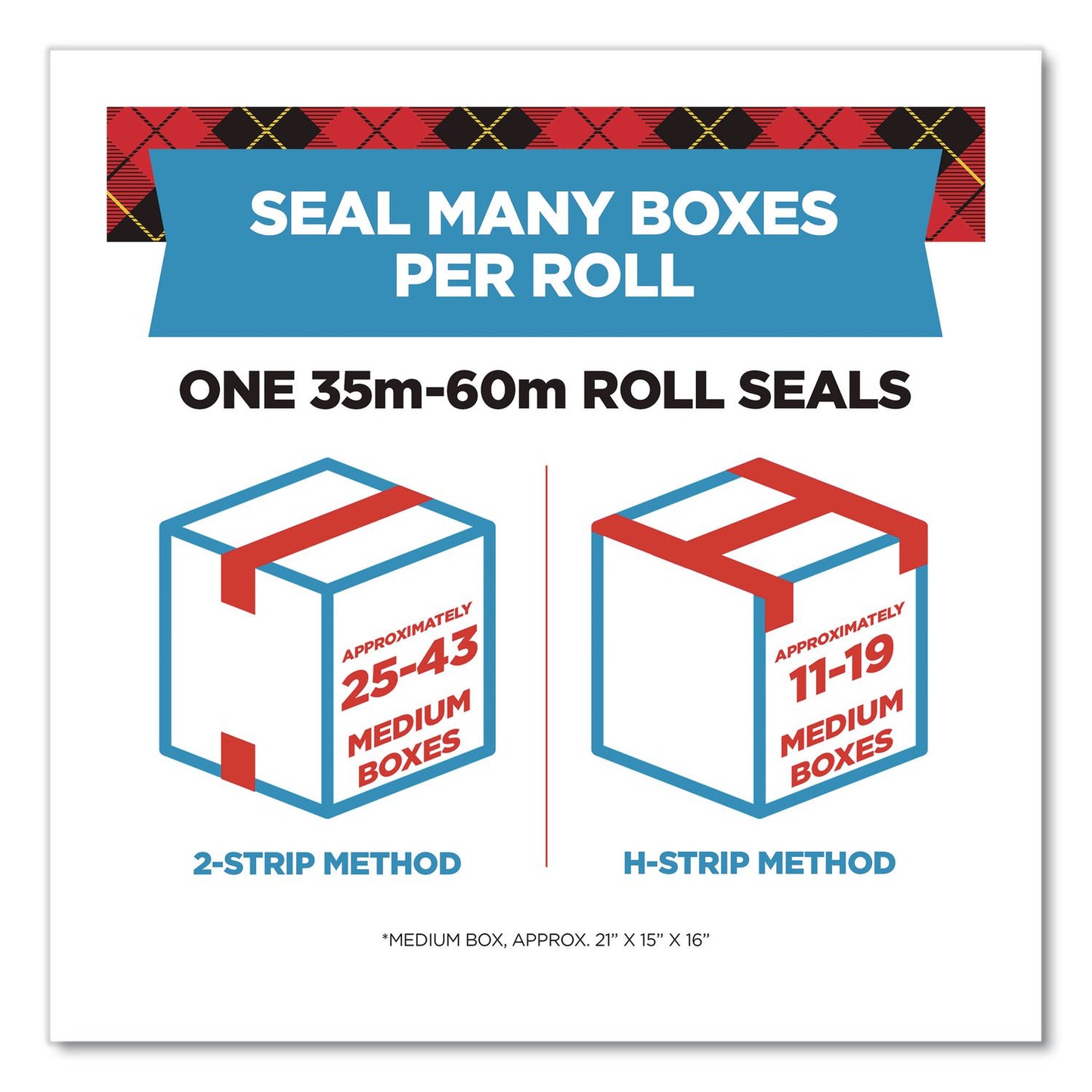Scotch® 3850 Heavy-Duty Packaging Tape, 3" Core, 1.88" x 38.2 yds, Clear, 3 Rolls/Pack (MMM70005070530)