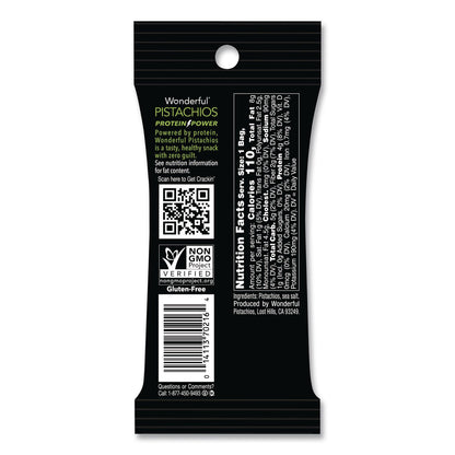 Paramount Farms® Wonderful Pistachios In Shell Roasted and Salted, 1.5 oz Bag, 12 Bags/Box (PAM70217)