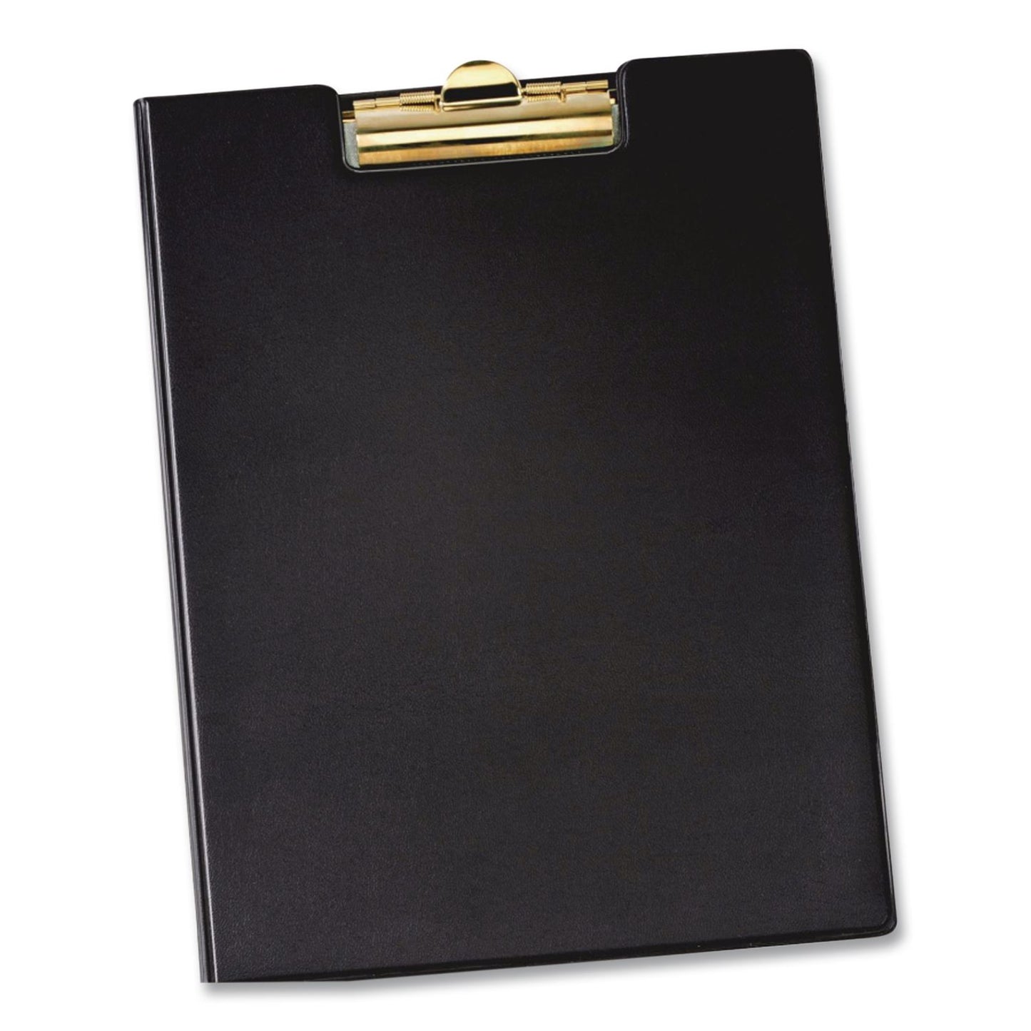 Cardinal® Vinyl Padfolio, 8.5 x 11 Pad, Brass Clip, Inside Front Pocket, 9.35 x 12.4, Black (CRD252610)