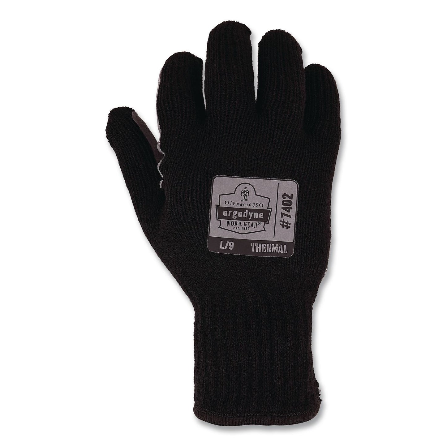 ergodyne® ProFlex 7402 Thermal Knit Cooler Gloves, 11" Long, X-Large (10), Black, Pair (EGO10615)