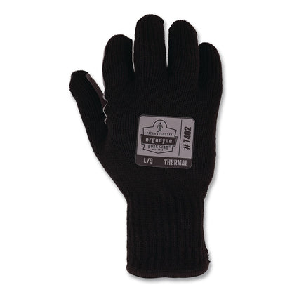 ergodyne® ProFlex 7402 Thermal Knit Cooler Gloves, 10" Long, X-Small (6), Black, Pair (EGO10611)