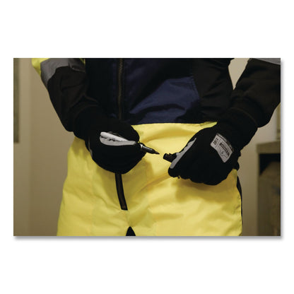 ergodyne® ProFlex 7402 Thermal Knit Cooler Gloves, 12" Long, XX-Large (11), Black, Pair (EGO10616)