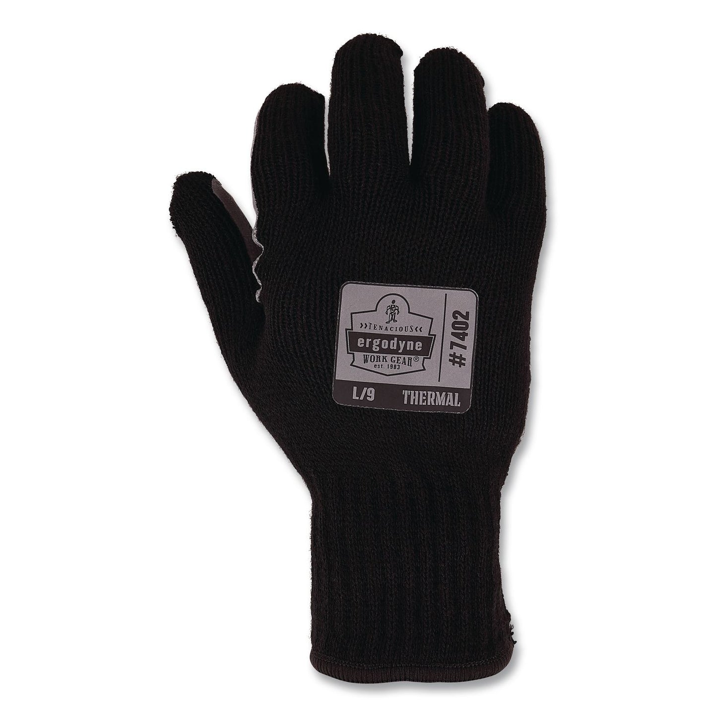 ergodyne® ProFlex 7402 Thermal Knit Cooler Gloves, 10.5" Long, Medium (8), Black, Pair (EGO10613)