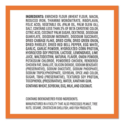 Nissin® Hot and Spicy Chicken Soup Bowl, Chicken, 3.32 oz Bowl, 12/Carton (GRR22002656)