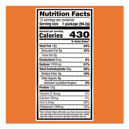 Nissin® Hot and Spicy Chicken Soup Bowl, Chicken, 3.32 oz Bowl, 12/Carton (GRR22002656)