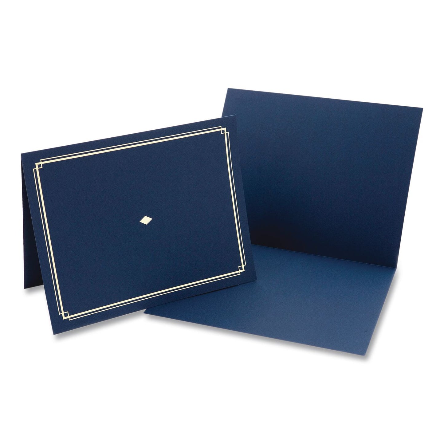 Gartner Studios® Certificate Holders, 9.5 x 12, Blue/Gold, 6/Pack (GTE35005)