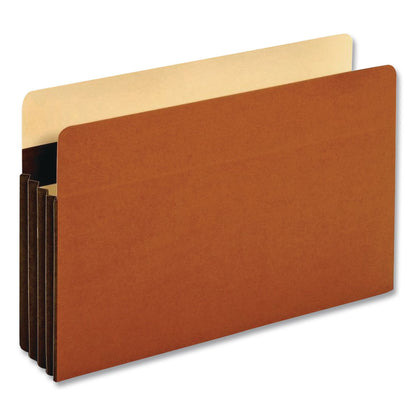 Pendaflex® Tyvek-Reinforced File Pocket, 3.5" Expansion, Legal Size, Brown, 10/Box (PFXC1526EHD10)