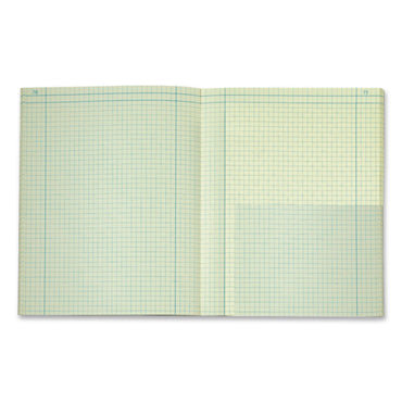 TOPS™ Computation Notebook, Quadrille Rule (4 sq/in), Red Cover, (75) 11.75 x 9.5 Sheets (TOP35126)