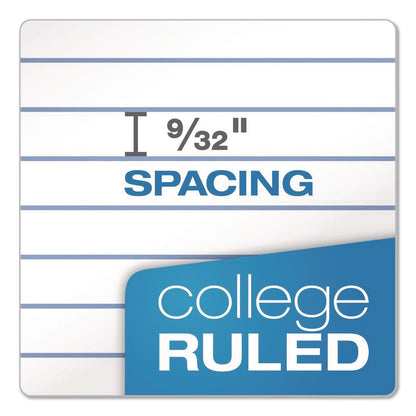 Oxford® One-Subject Notebook, Medium/College Rule, Blue Cover, (80) 9.5 x 6 Sheets (TOP65121)