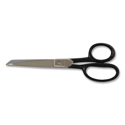 Westcott® Forged Steel Standard Scissors, 8" Long, Straight Black Handle (ACM10260)