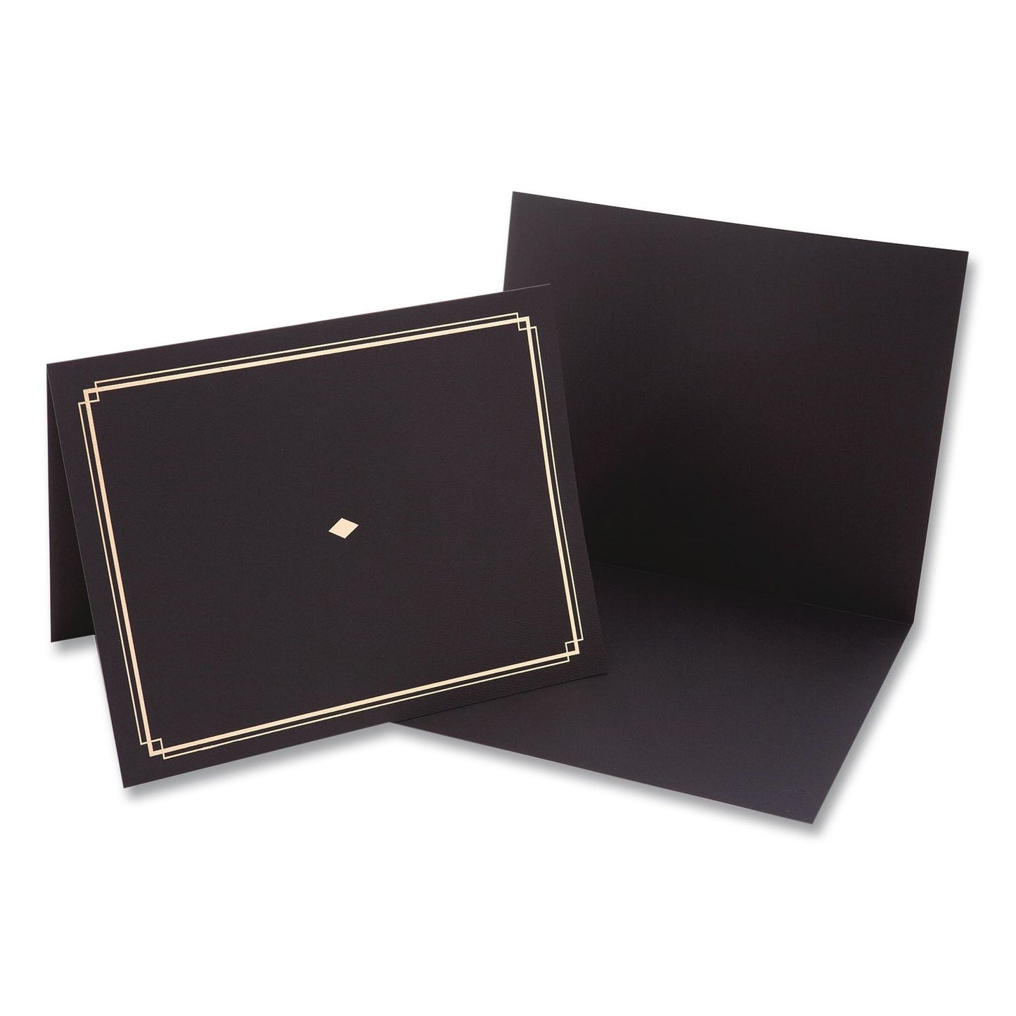 Gartner Studios® Certificate Holders 9.5 x 12, Black/Gold, 6/Pack (GTE35003)